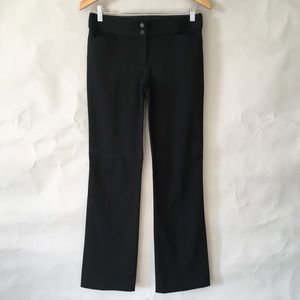 Loft black stretchy bootcut slacks 2P